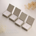 Family Set of 4 Rosary Ring (Choose Your Designs) FREE SHIPPING